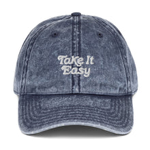 Take It Easy Vintage Cotton Twill Cap