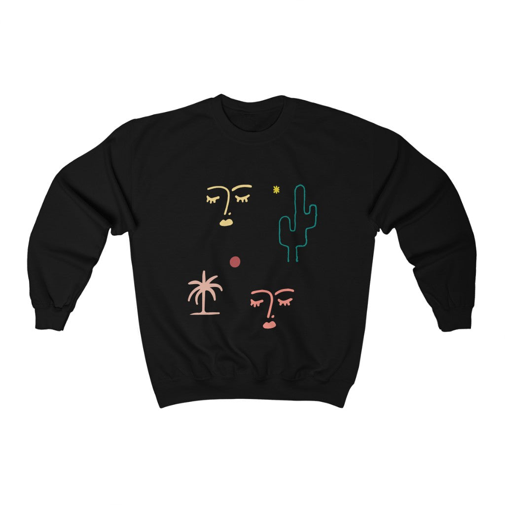Abstract Crewneck Sweater