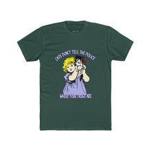 Cats Don't Talk To Police Unisex Retro Unisex Tee