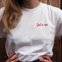 Good at Naps Embroidered Unisex T-Shirt