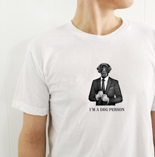 I'm A Dog Person Retro Fit Unisex Tee (Suit & Tie)
