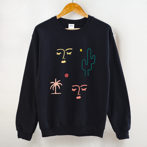 Abstract Crewneck Unisex Sweatshirt