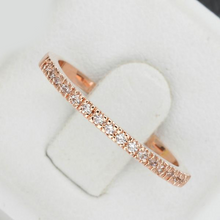Classic Zirconia Rose Gold Ring