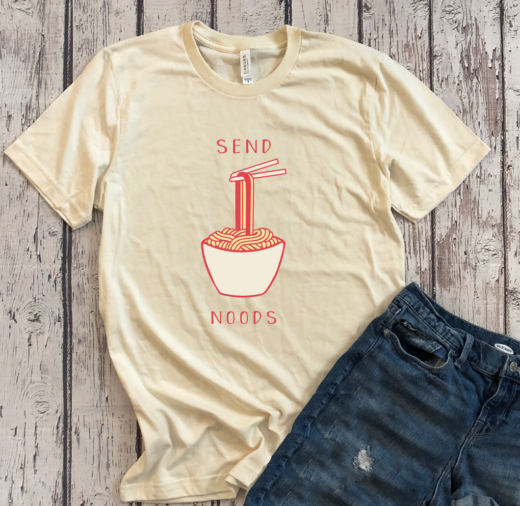 Send Noods Unisex Retro Tee