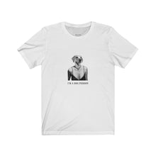 I'm A Dog Person Retro Fit Unisex Tee (Dress)