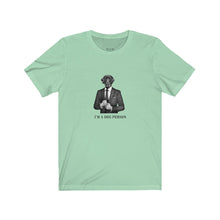 I'm A Dog Person Retro Fit Unisex Tee (Suit & Tie)