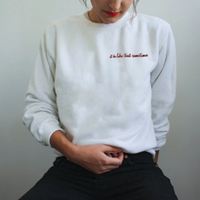 It be like that sometimes embroidered sweatshirt