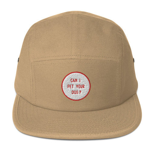 Can I Pet Your Dog Five Panel Cap