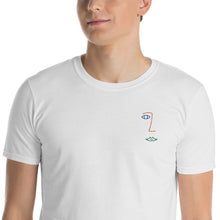 Painted Face Embroidered Unisex Tee