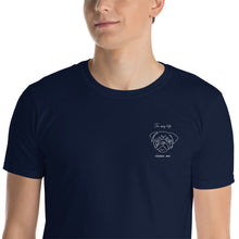 The Pug Life Chose Me Embroidered Unisex T-Shirt