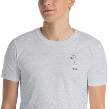 Painted Face Embroidered Unisex Tee