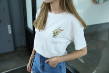 Little Flower Emboridered Tee