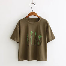 Cute & Succulent Embroidered Tee