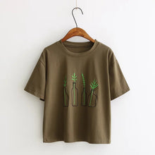 Cute & Succulent Embroidered Tee