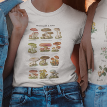 Retro Mushroom & Fungi Unisex Crew Neck Tee