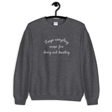Fine Dining and Breathing Sweatshirt